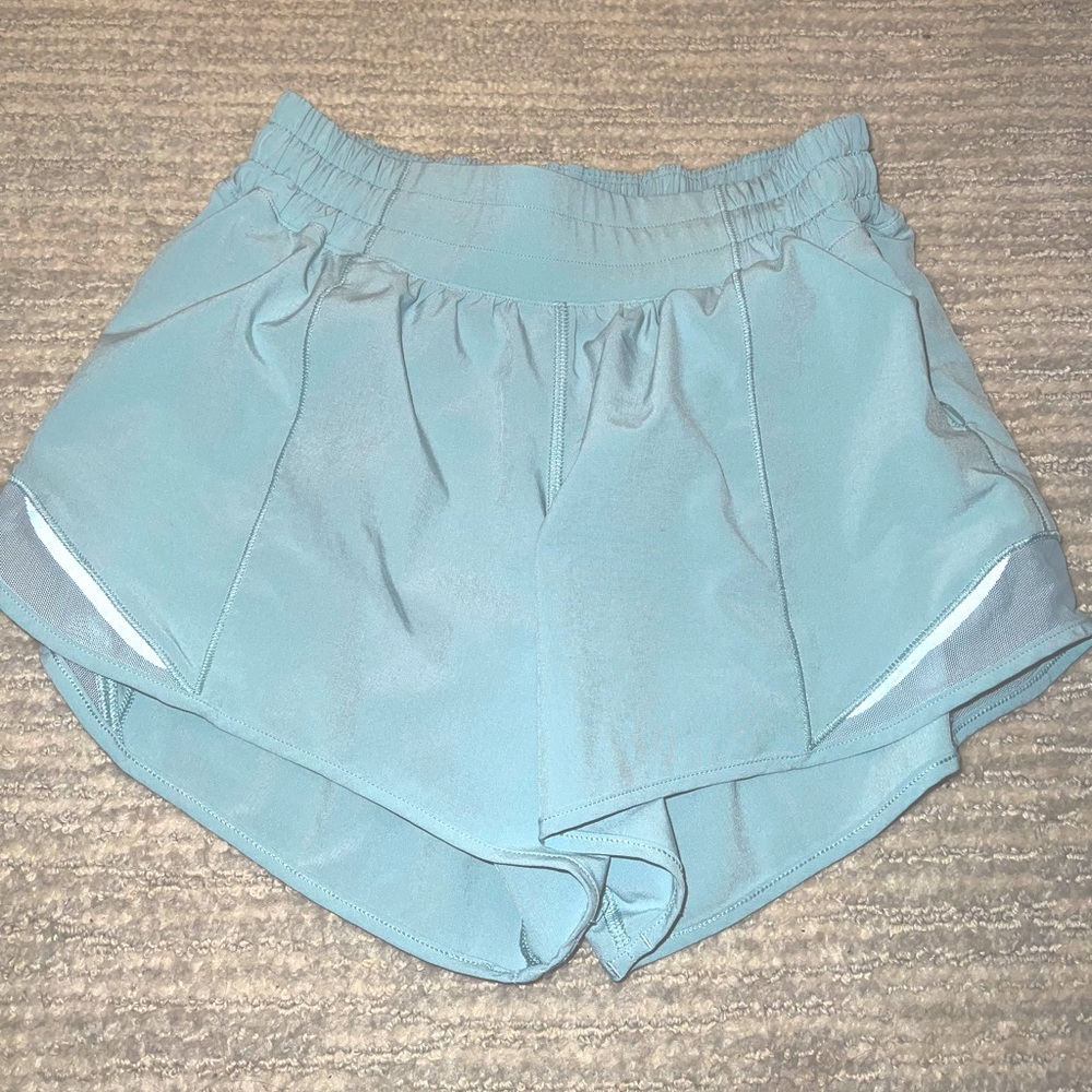 Blue Linen Lululemon Hotty Hots